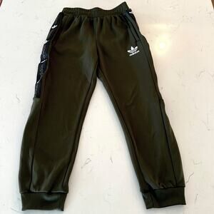 Adidas Originals Green Taped Colorblock Joggers Sweatpants Size Medium 11/12